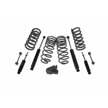 MAXTRAC SUSPENSION 2/4 LOWERING KIT W- MAXTRAC SHOCKS 2009-18 RAM 1500 2WD V-8 2 DOOR ONLY K332924-6